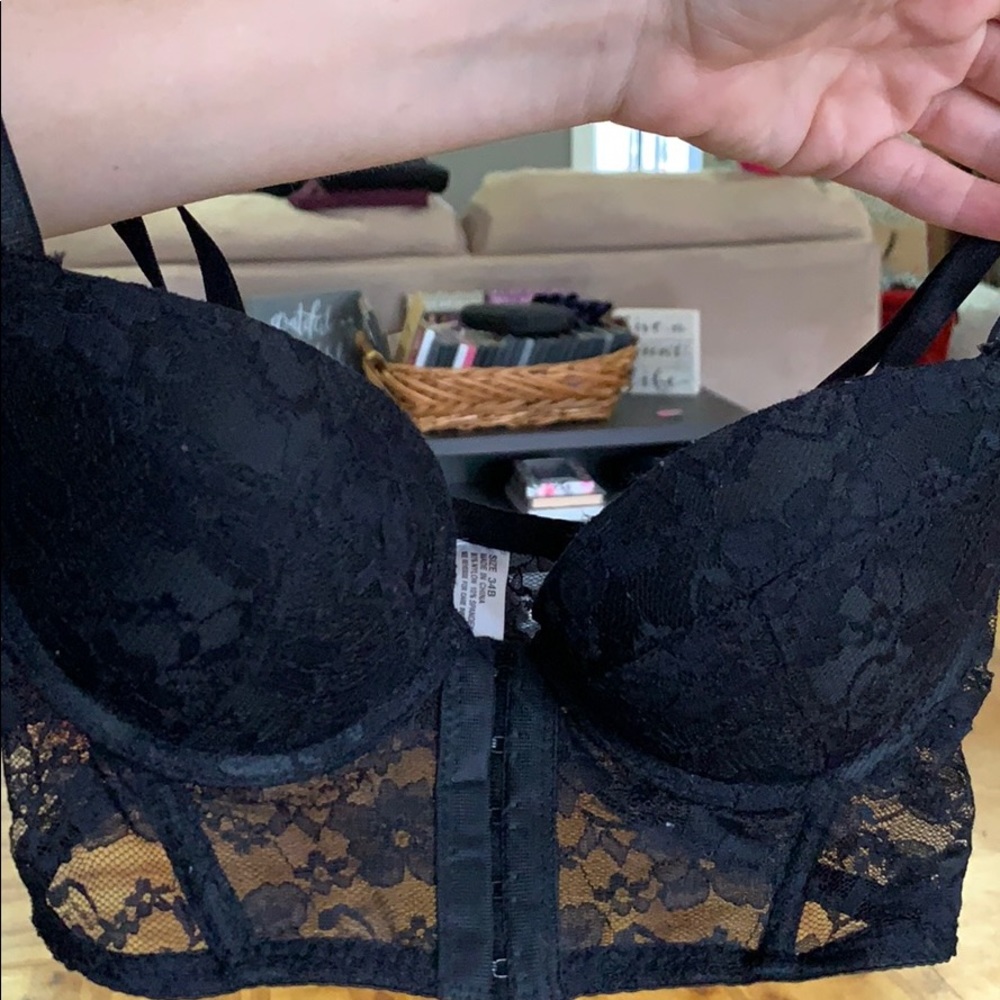 NWOT never been worn 34B bra with clasps in front.
